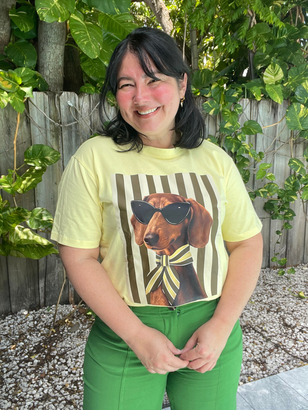 The Love My Fashionable Dog Tee