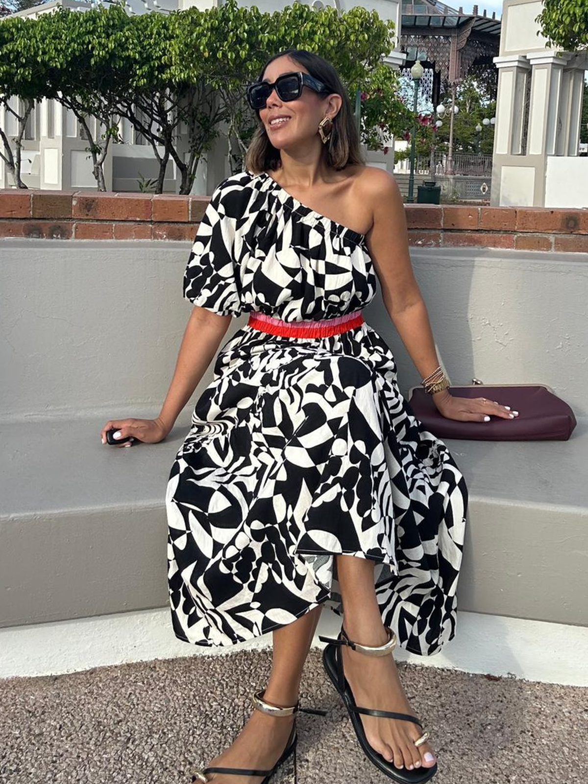 Written in Contrast Maxi Dress