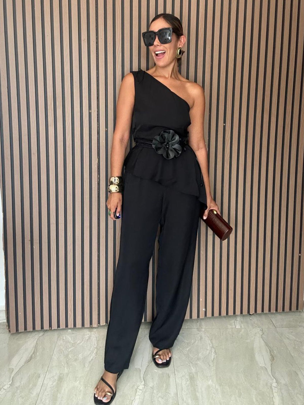 The Blooming Elegance Asymmetrical Jumpsuit