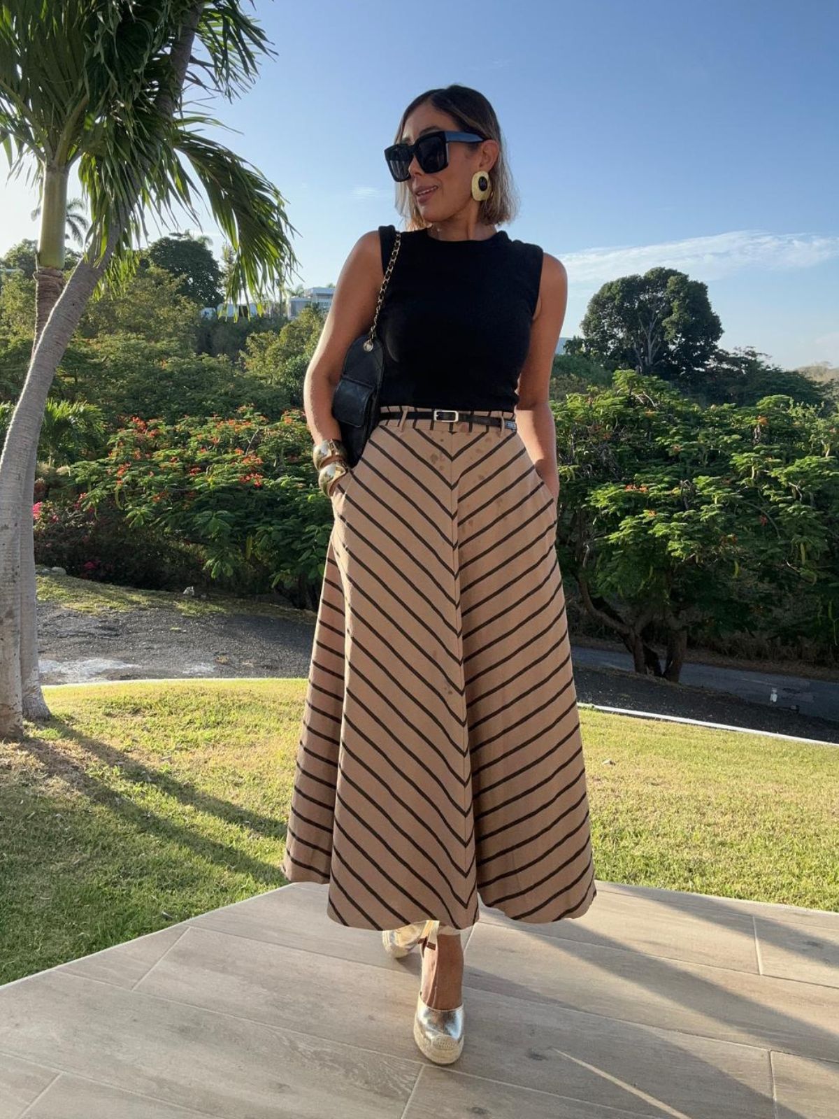 A Touch of Warmth Midi Skirt