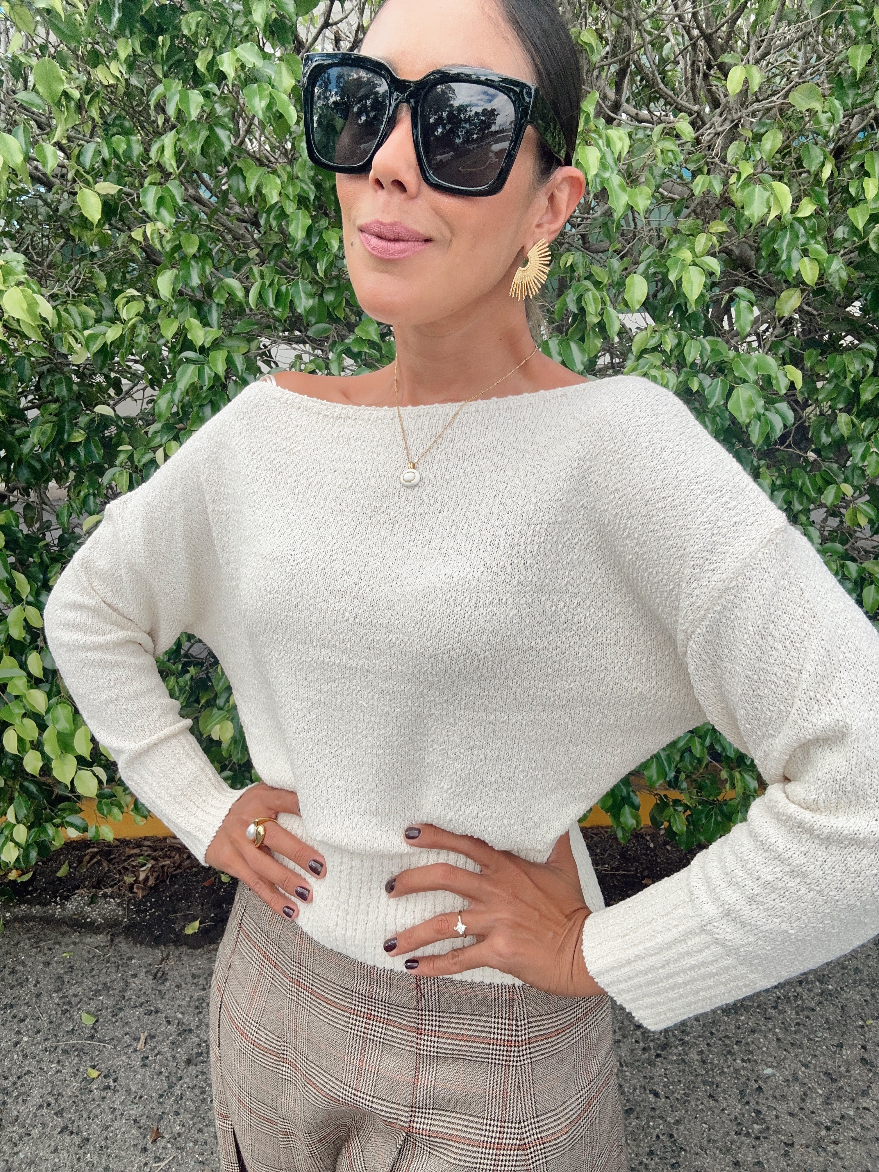 She's So Cozy Off Shoulder Sweater