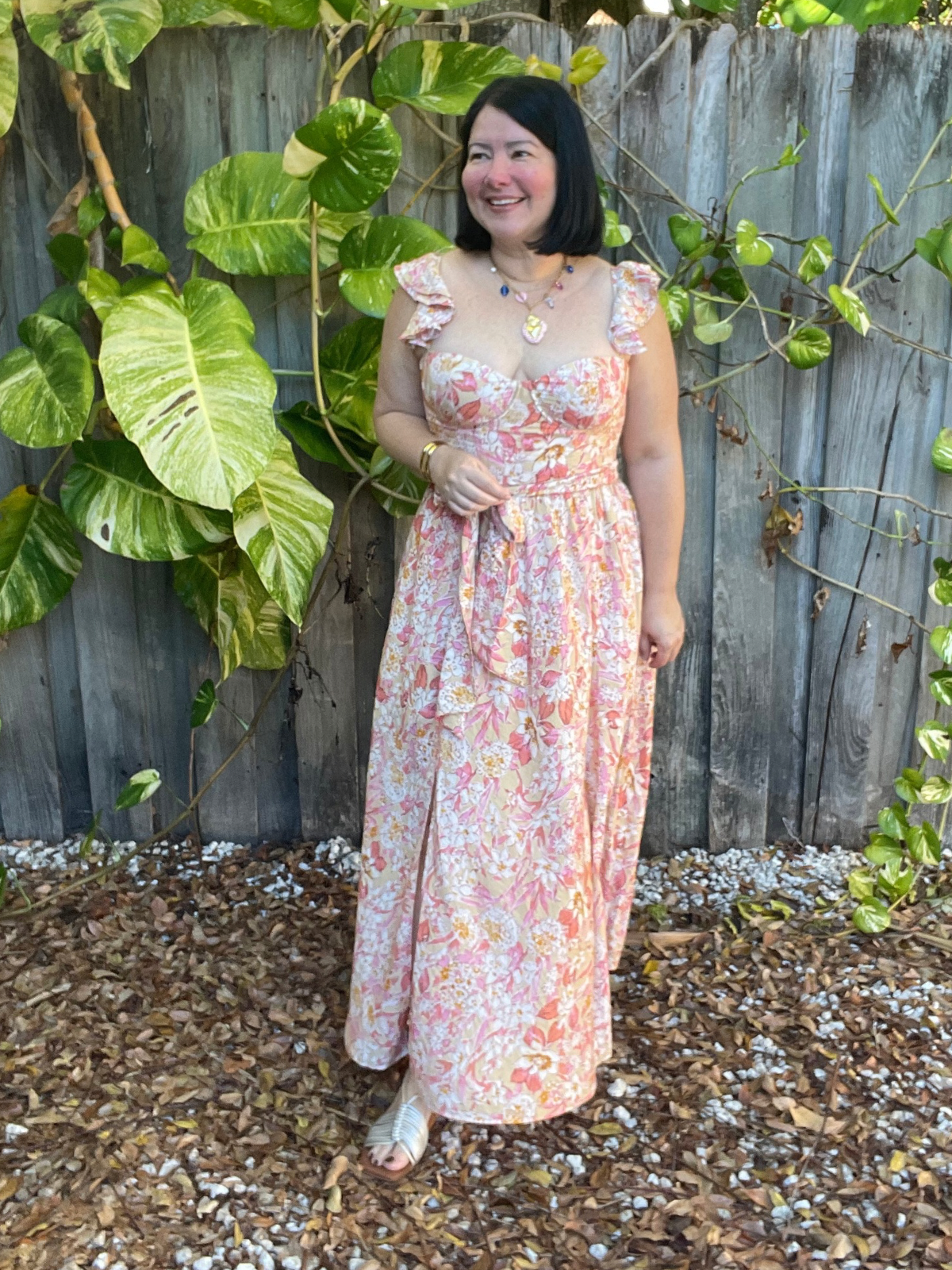 Probably Should Corset Flutter Dress