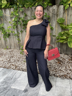 The She Means Business One Shoulder Top