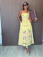 The Weekend in Provence Top & Skirt Set