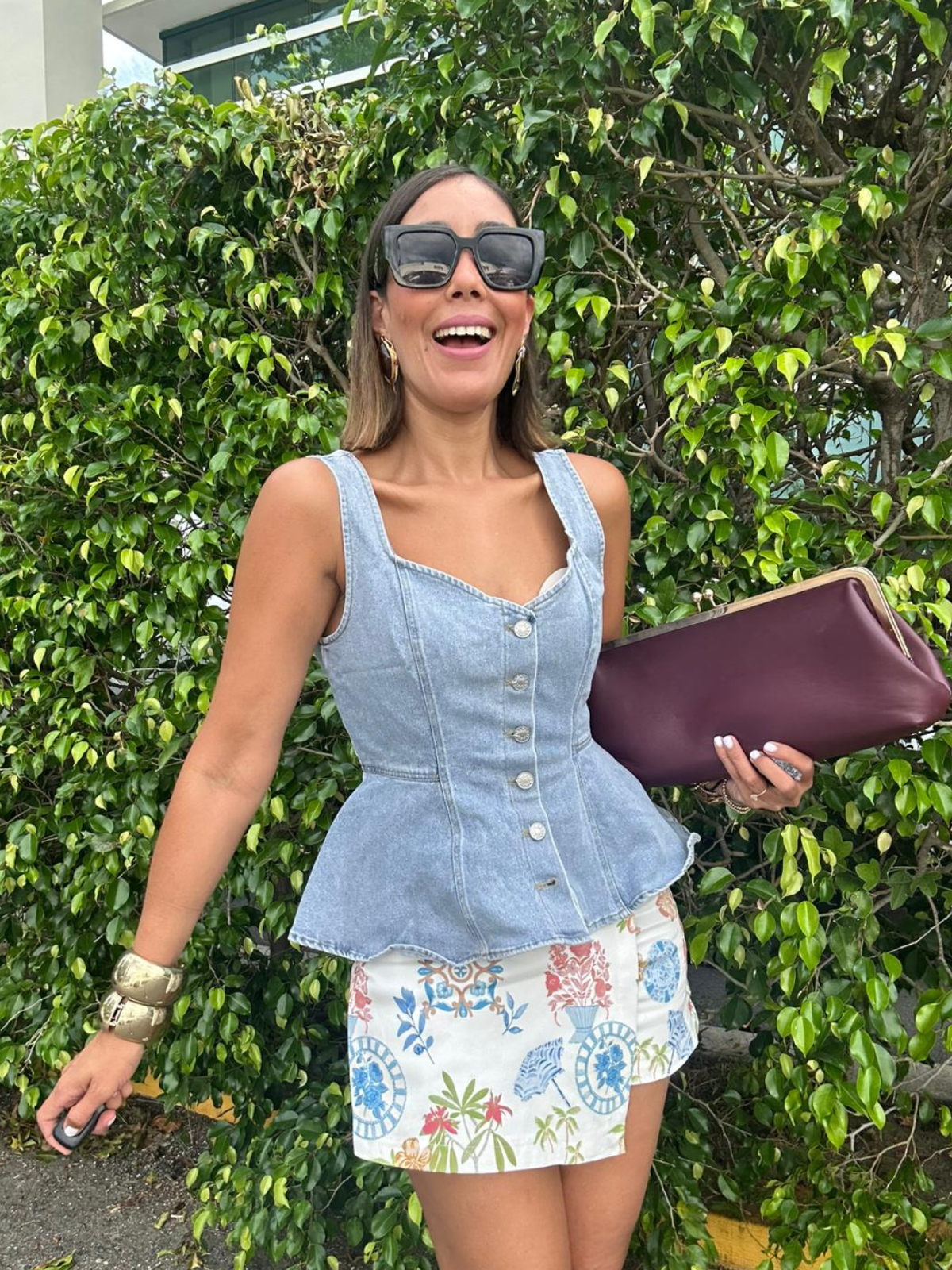 True to You Denim Top