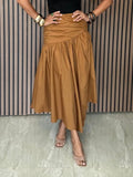 The Draped Perspective Skirt
