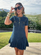 The Casual Crush Denim Mini Dress