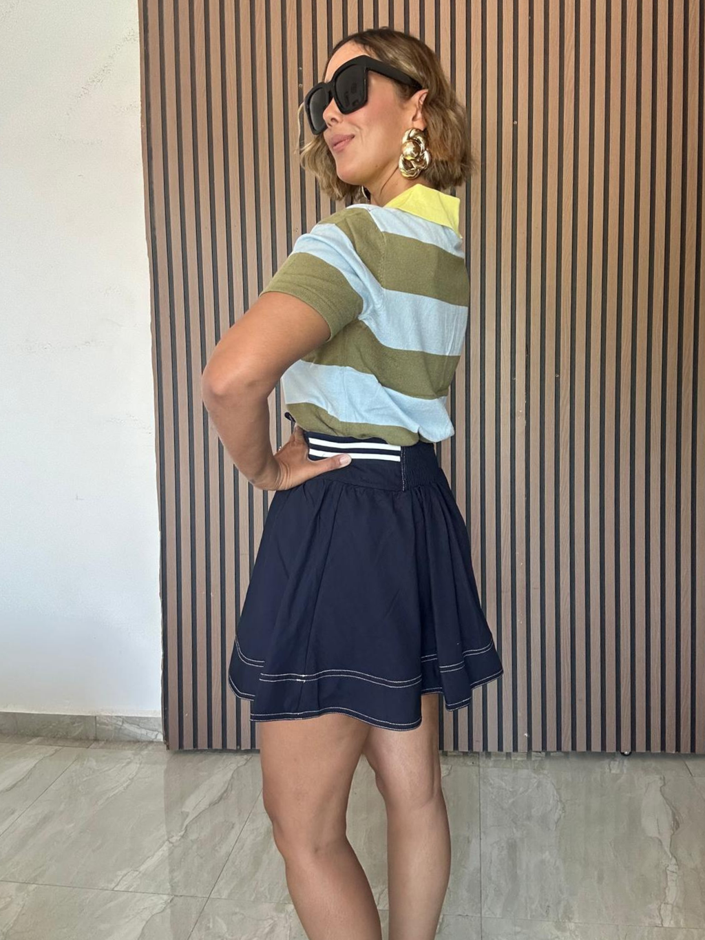 Studio Stripe Polo