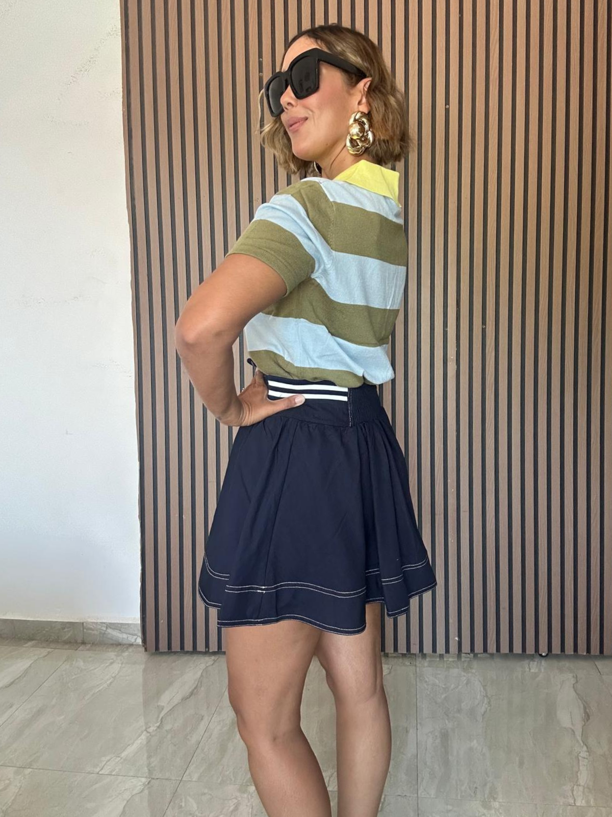 Studio Stripe Polo