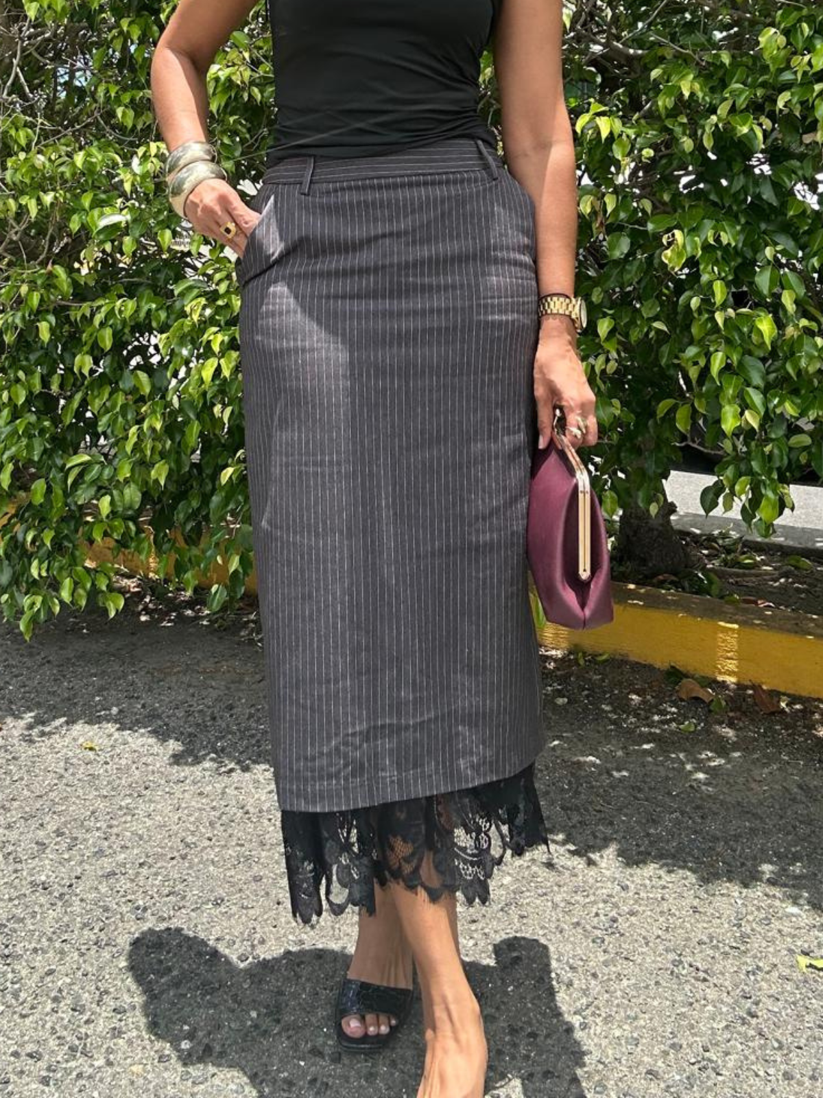 A Little Lace Goes a Long Way Skirt