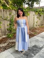 Perfectly Mixed Patchwork Maxi Dress