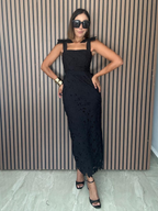 She’s the Moment Lace Midi Dress