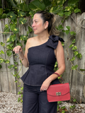 The She Means Business One Shoulder Top