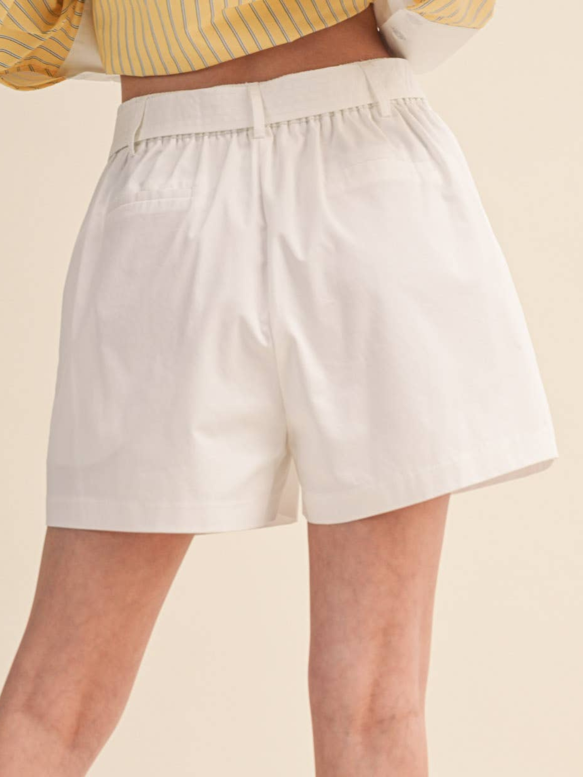 Marina Chic Belted Shorts