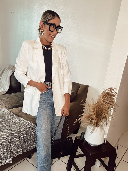 Taylor Oversized Single Button Blazer