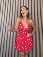 Show Stopper Cross-Back Mini Dress