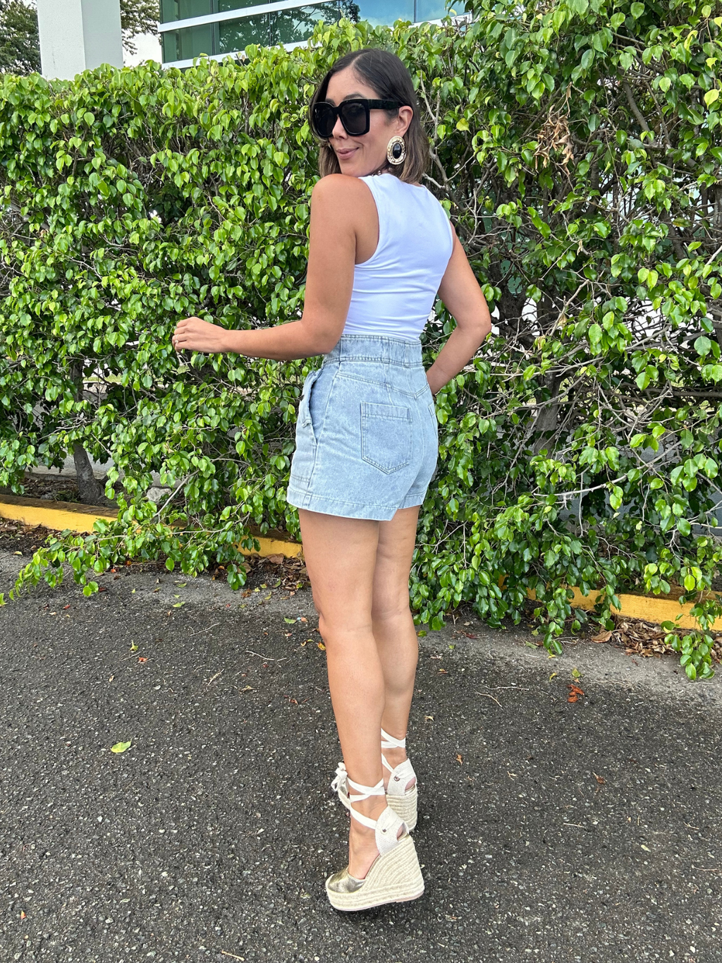 The Modern Classic Denim Shorts