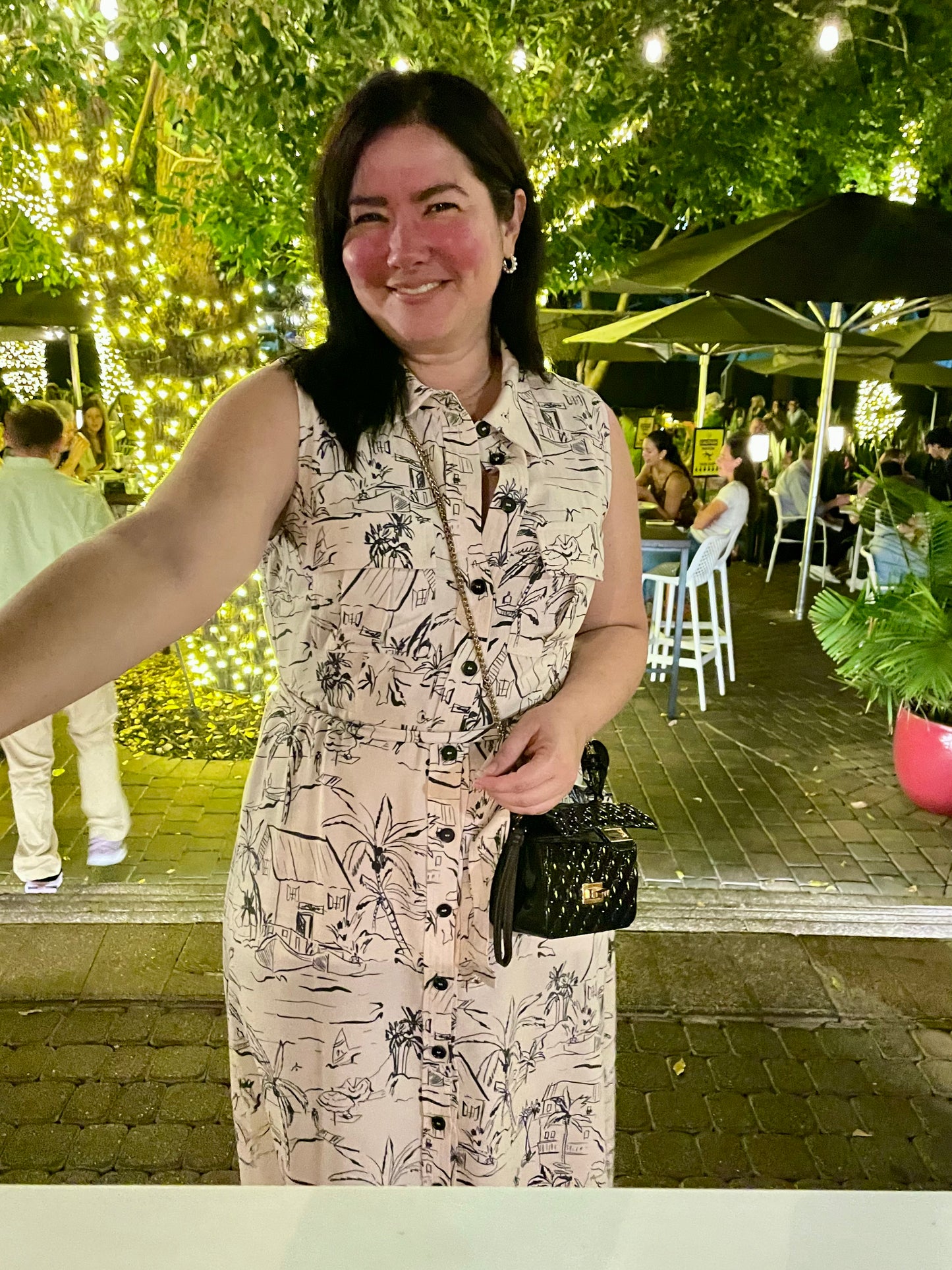 Sail Away With Me Sleeveless Shirt Dress