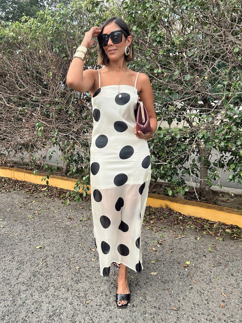 The Bold Dot Muse Midi Dress