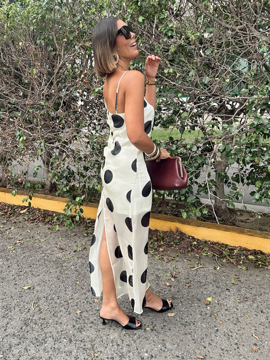 The Bold Dot Muse Midi Dress