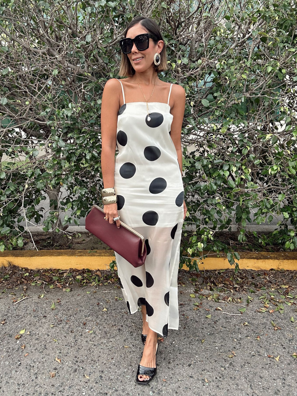 The Bold Dot Muse Midi Dress