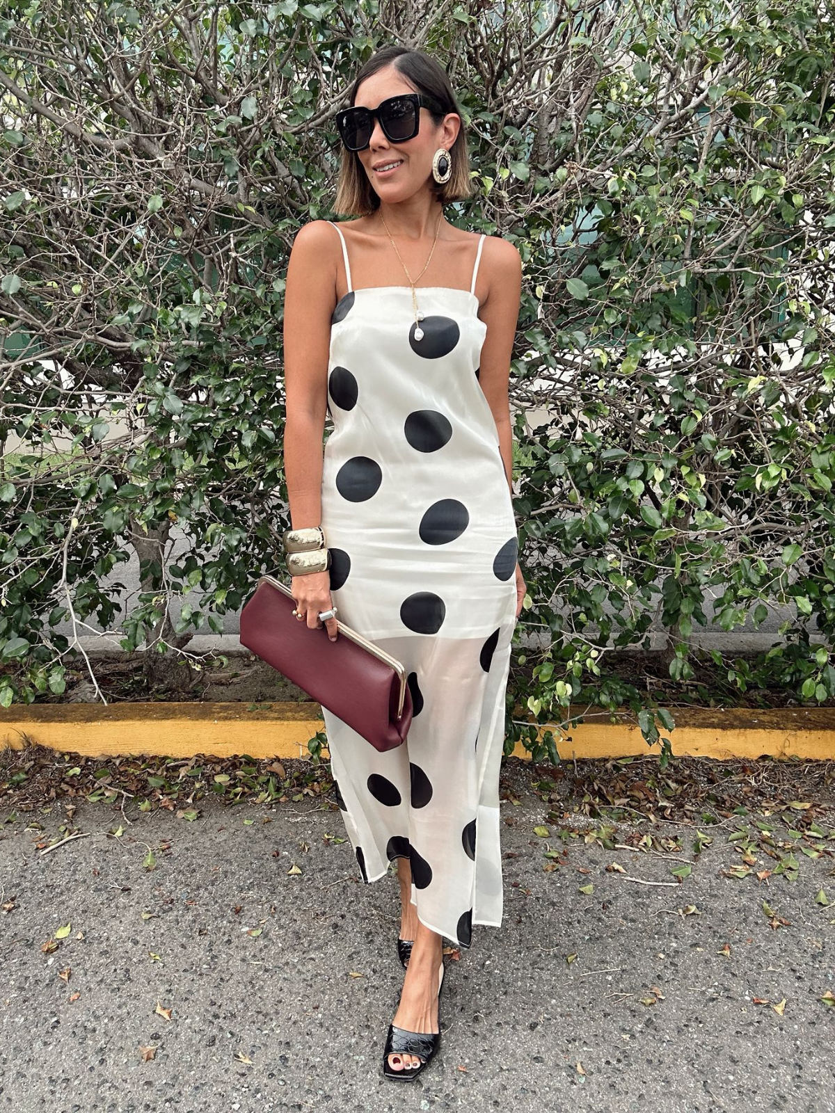 The Bold Dot Muse Midi Dress