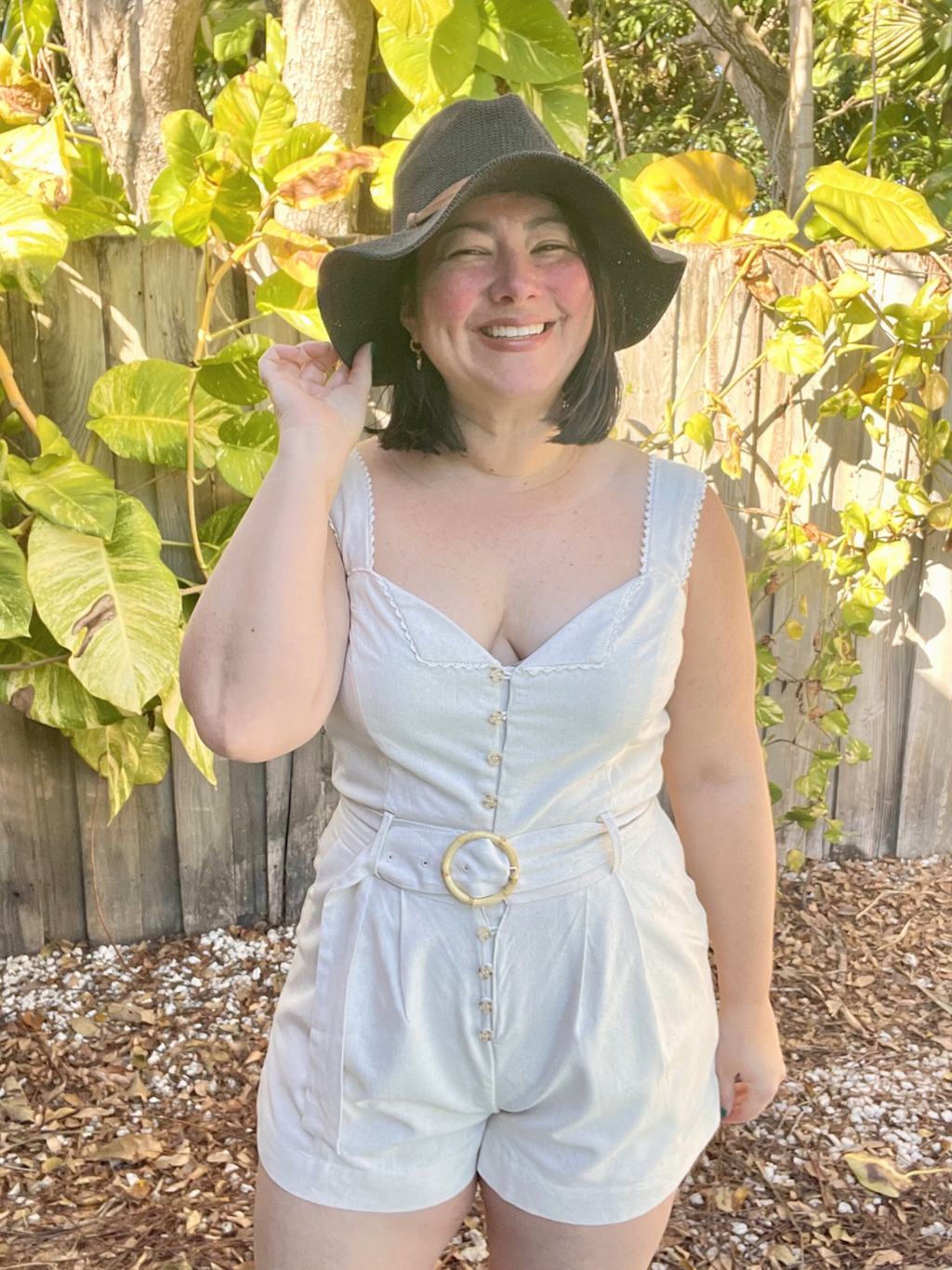 Heaven Sent Lace Trim Foldover Romper