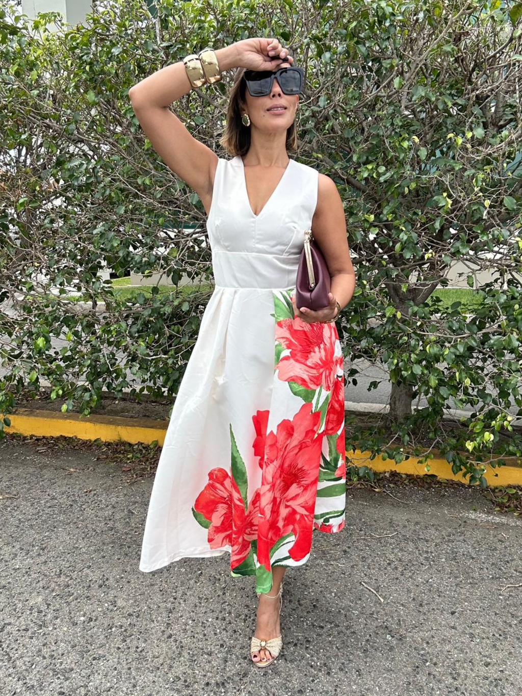 Flor de Verano Midi Dress