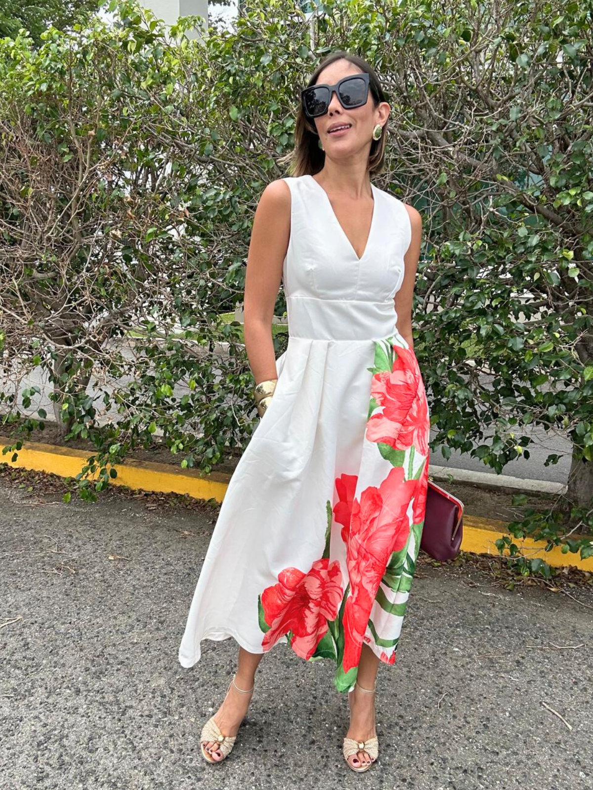 Flor de Verano Midi Dress