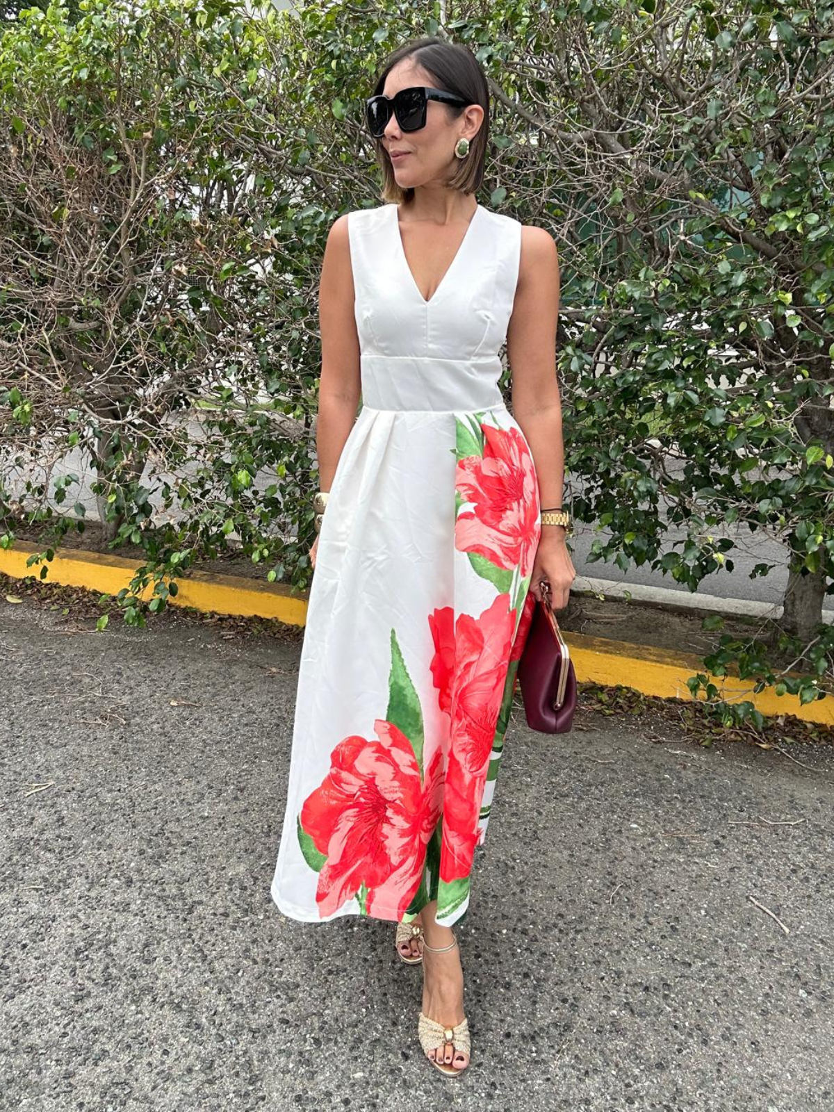 Flor de Verano Midi Dress