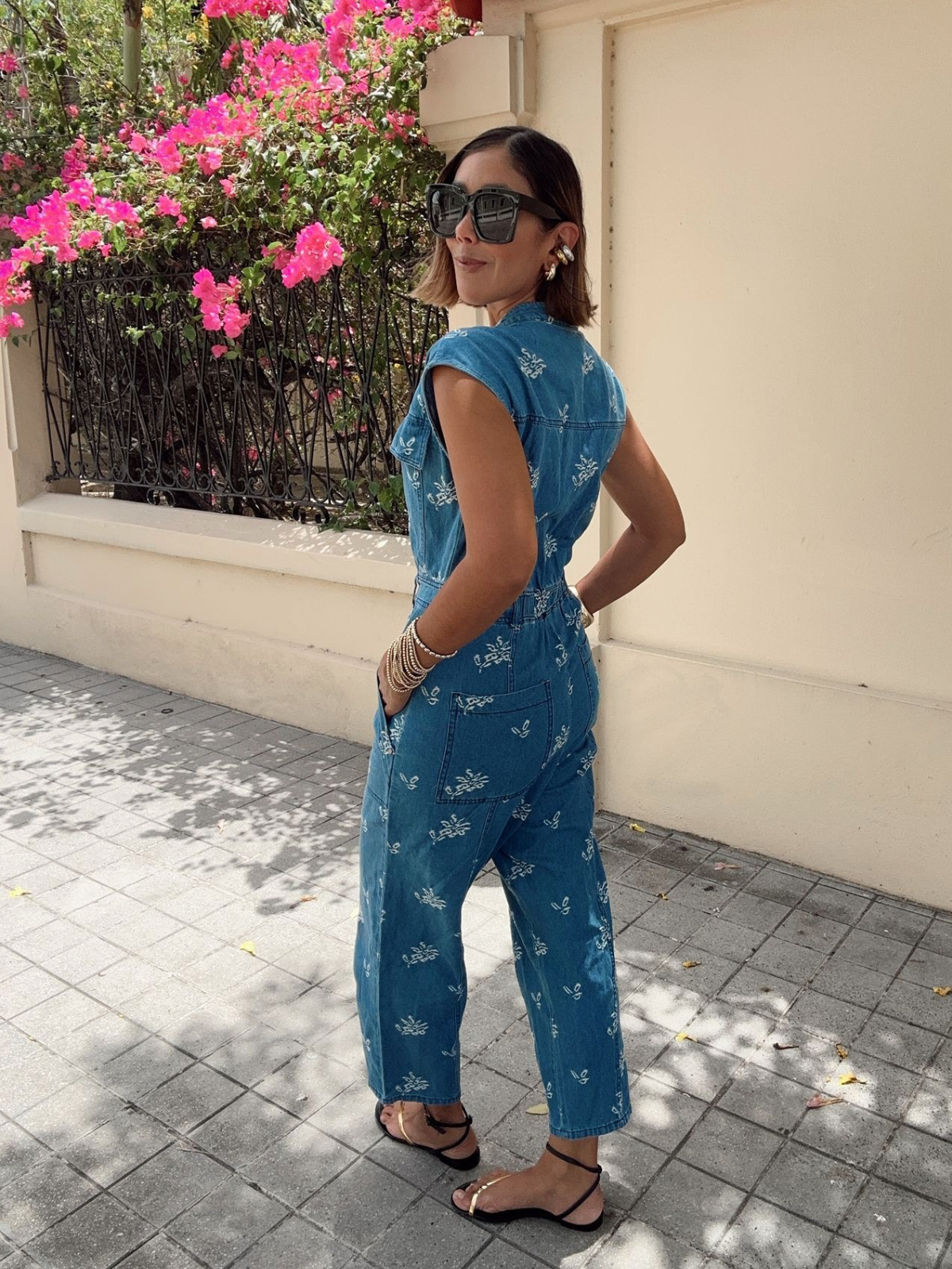 Rosie in Denim Jumpsuit