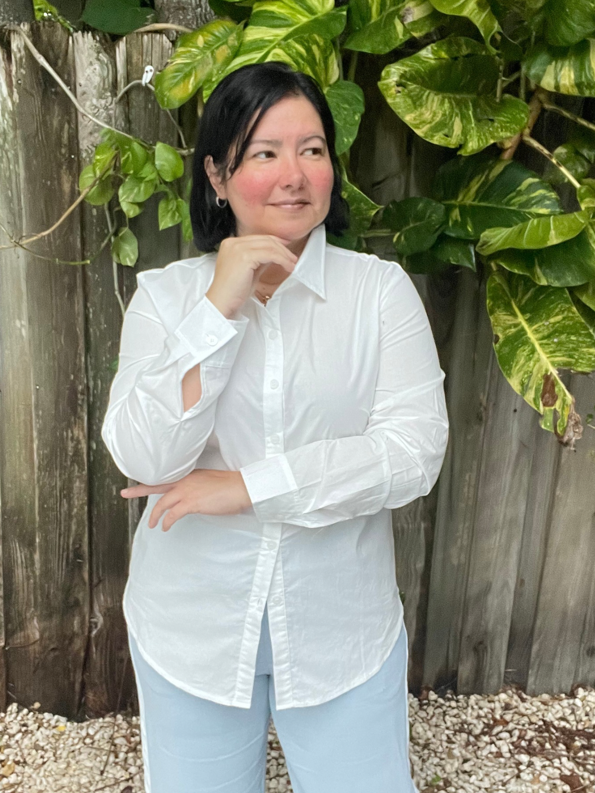 Back Agenda Collared Blouse