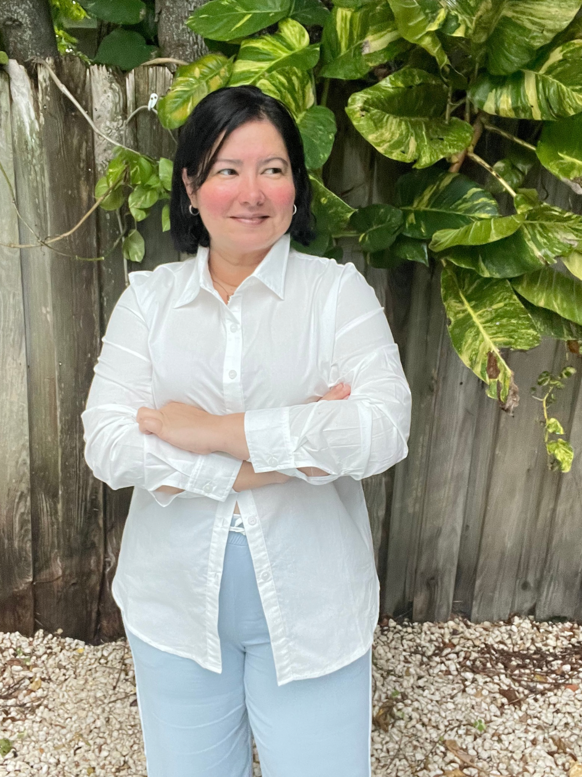 Back Agenda Collared Blouse