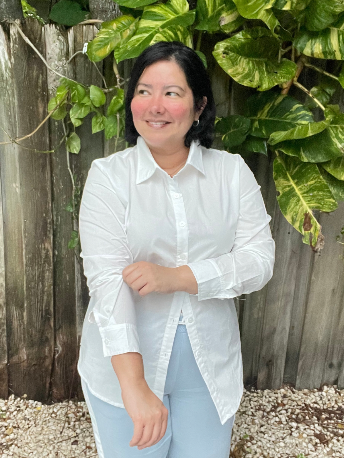 Back Agenda Collared Blouse