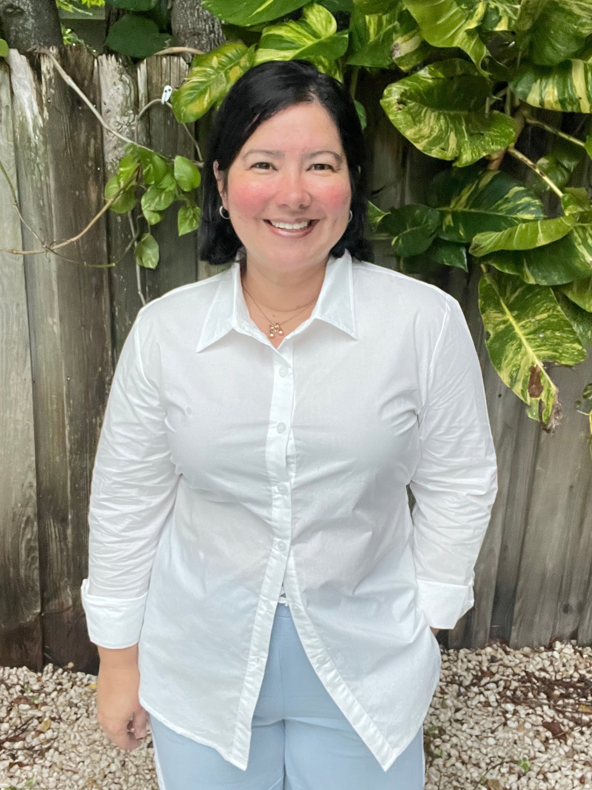 Back Agenda Collared Blouse