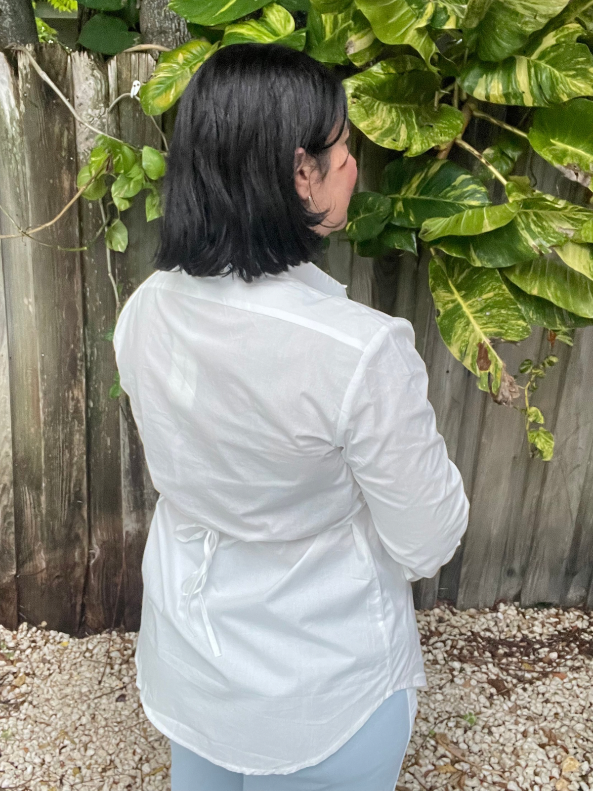 Back Agenda Collared Blouse