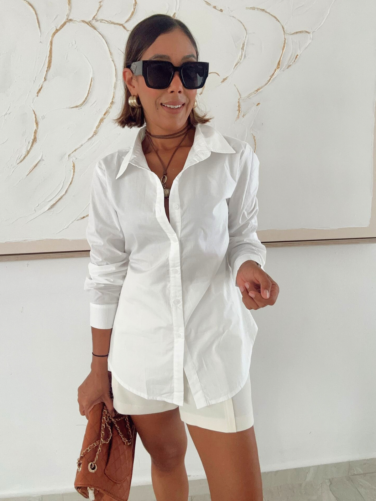 Back Agenda Collared Blouse