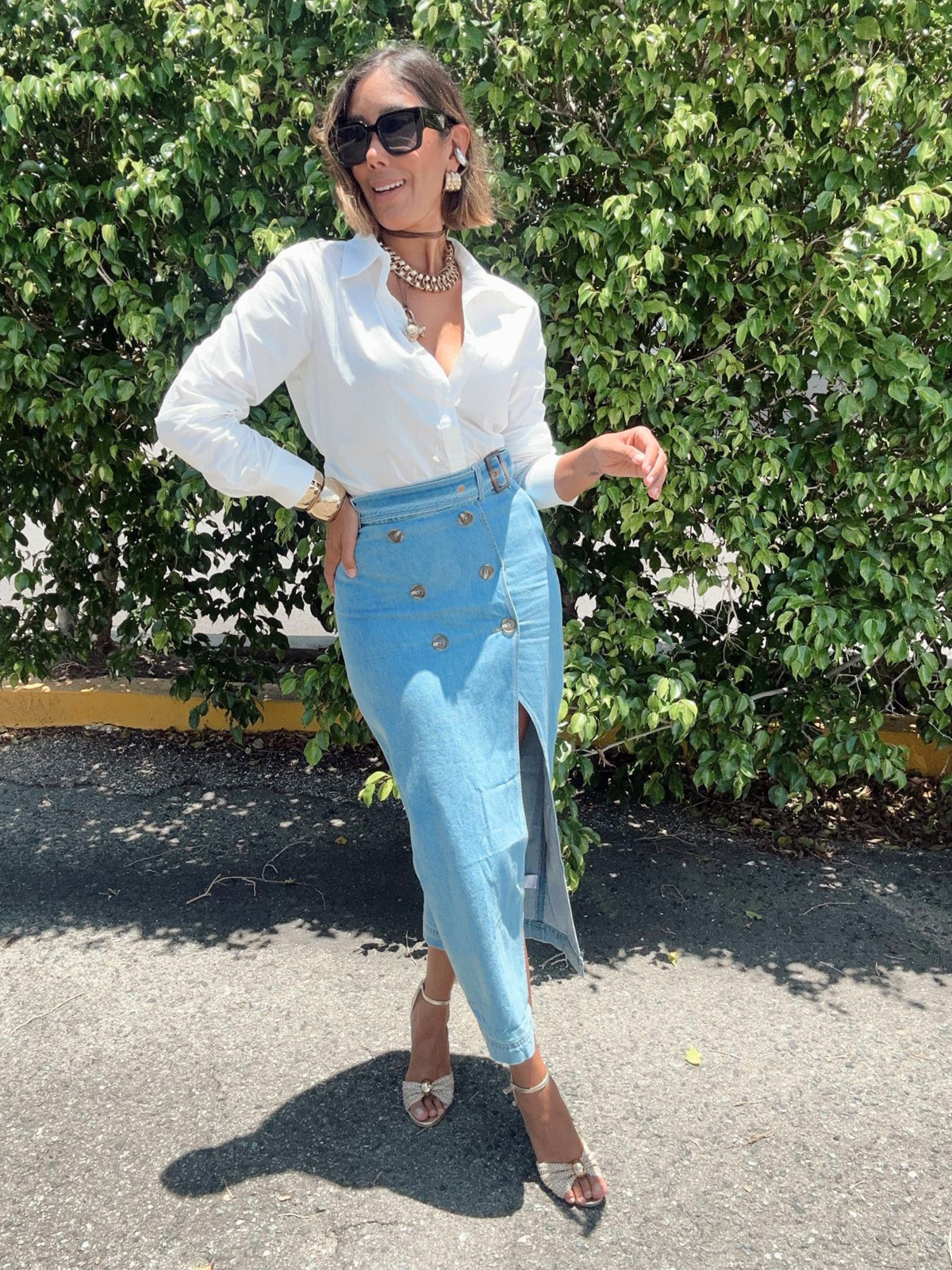 She’s That Girl Denim Skirt
