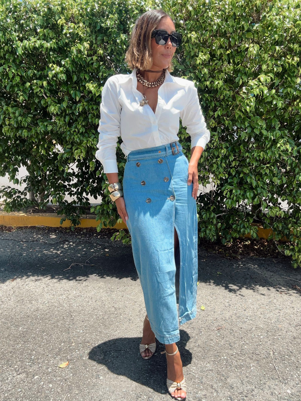 She’s That Girl Denim Skirt