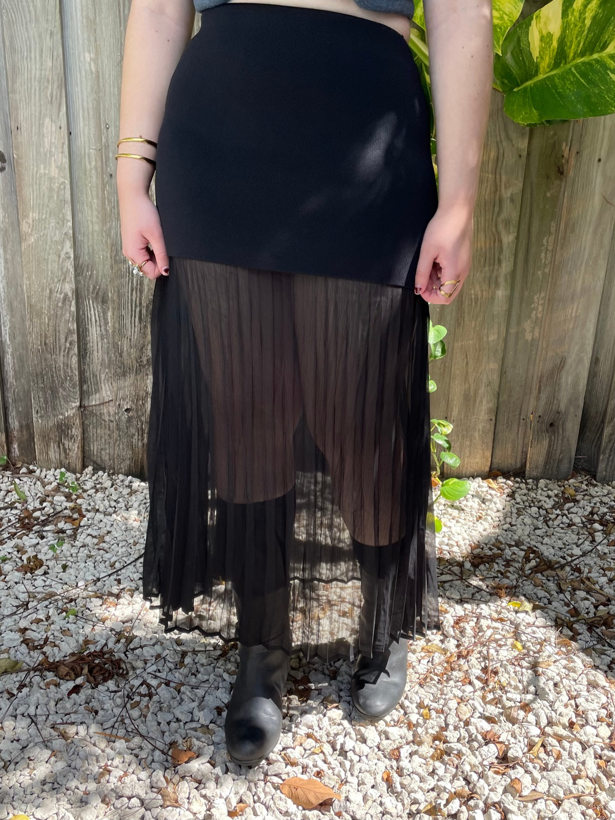Barely Behaving Maxi Skirt