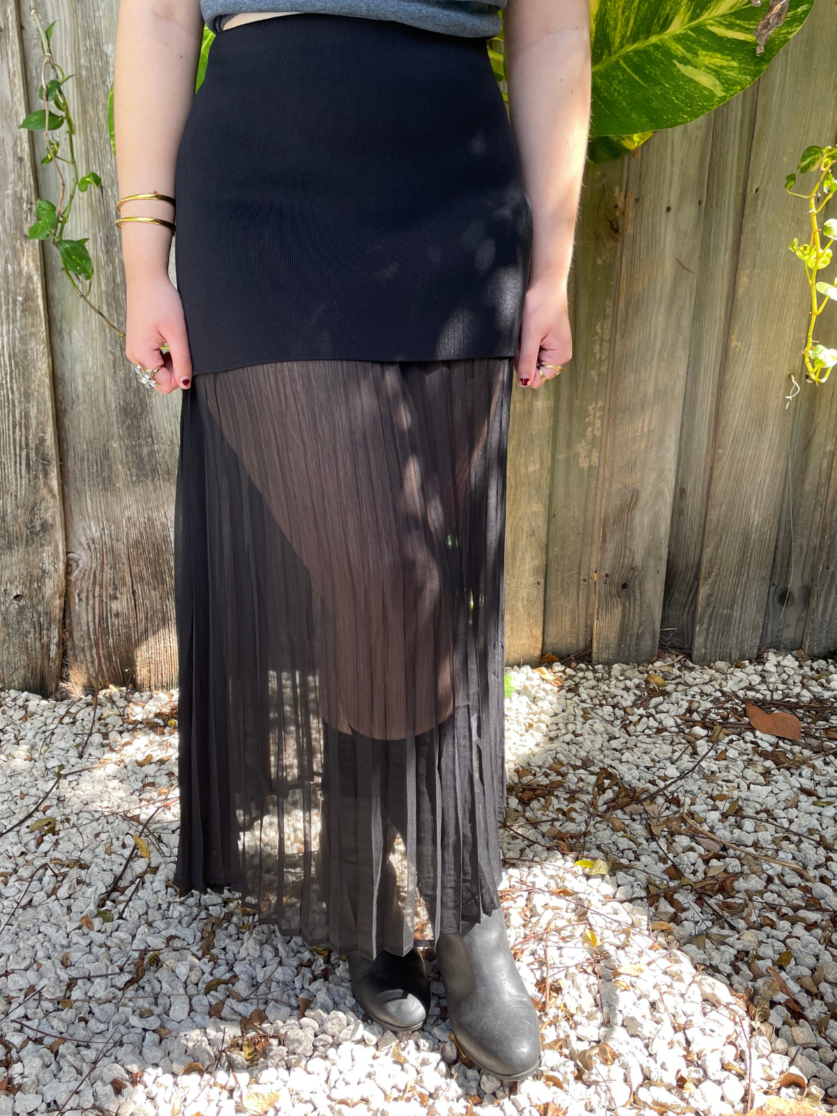 Barely Behaving Maxi Skirt