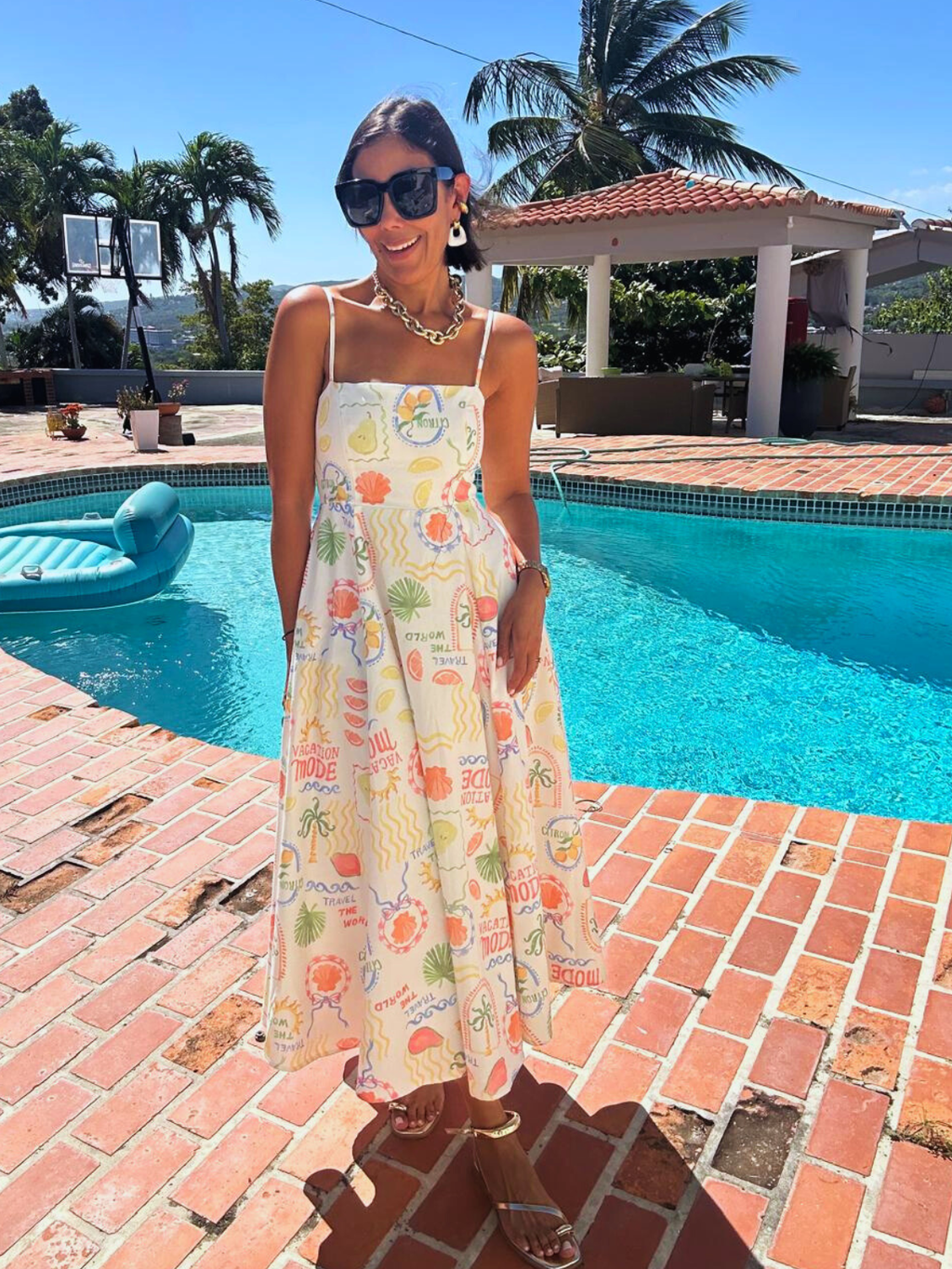 Greetings From Paradise Midi Dress