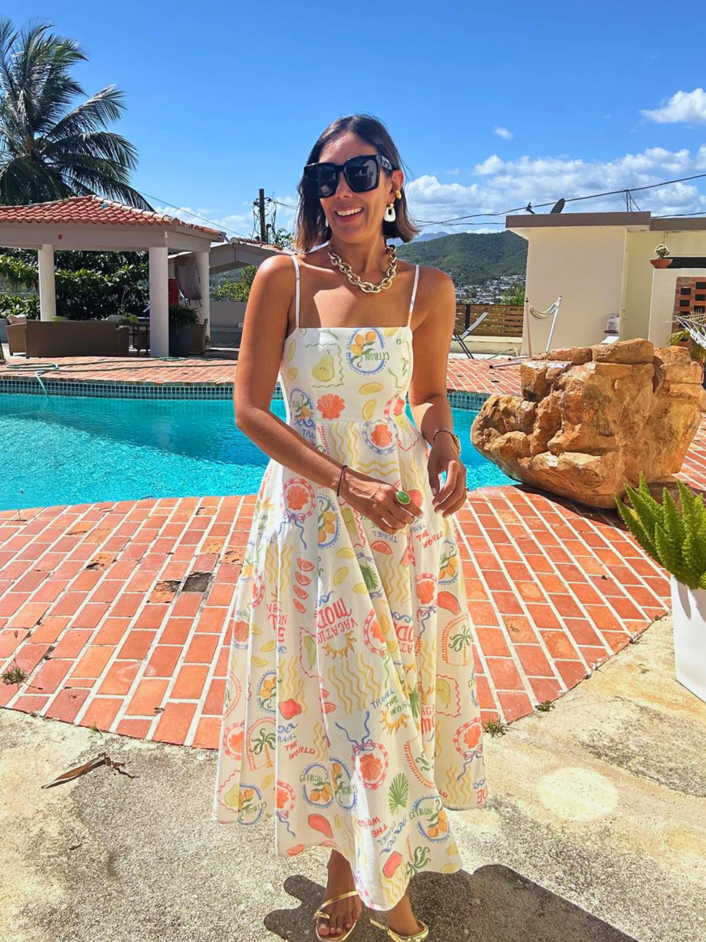 Greetings From Paradise Midi Dress
