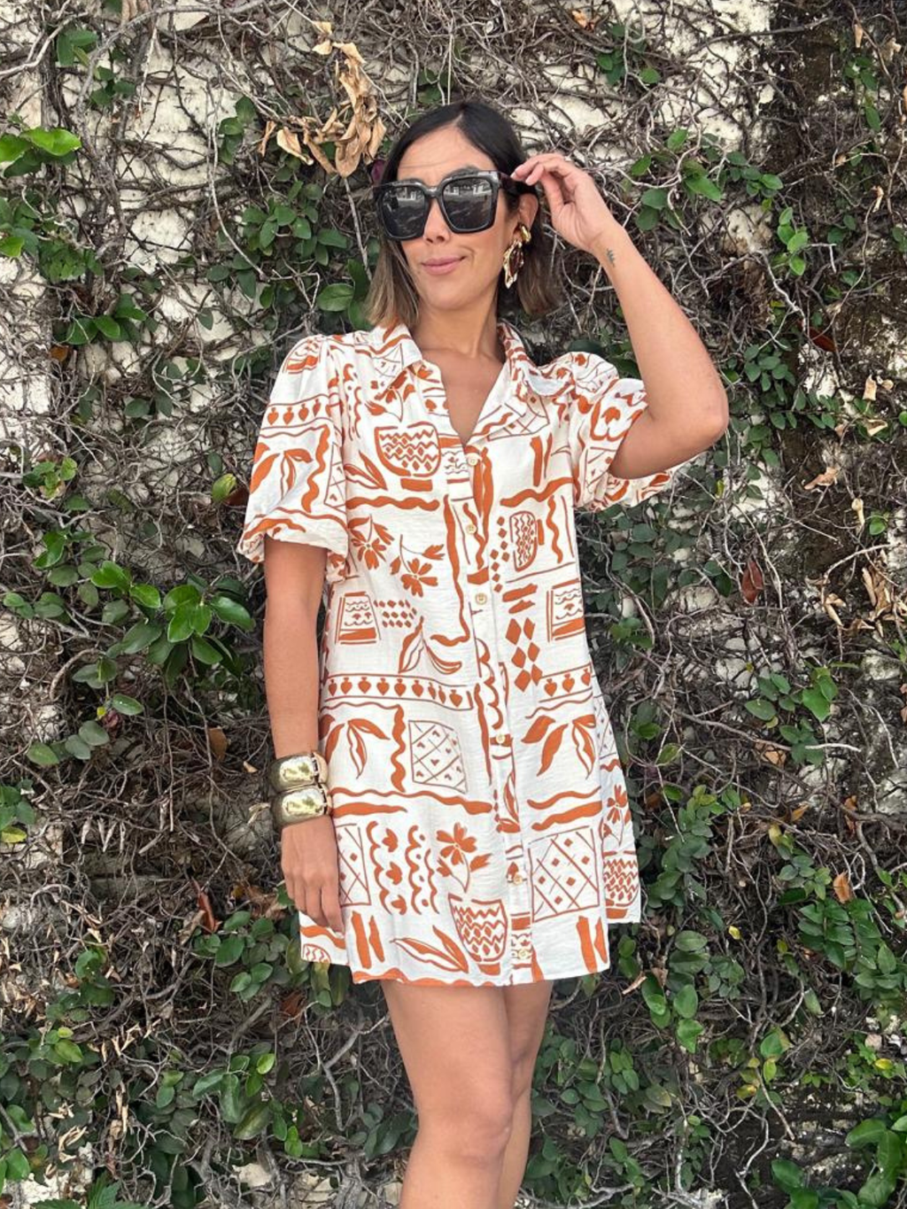 Naturally Gorgeous Mini Dress