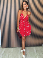 Show Stopper Cross-Back Mini Dress