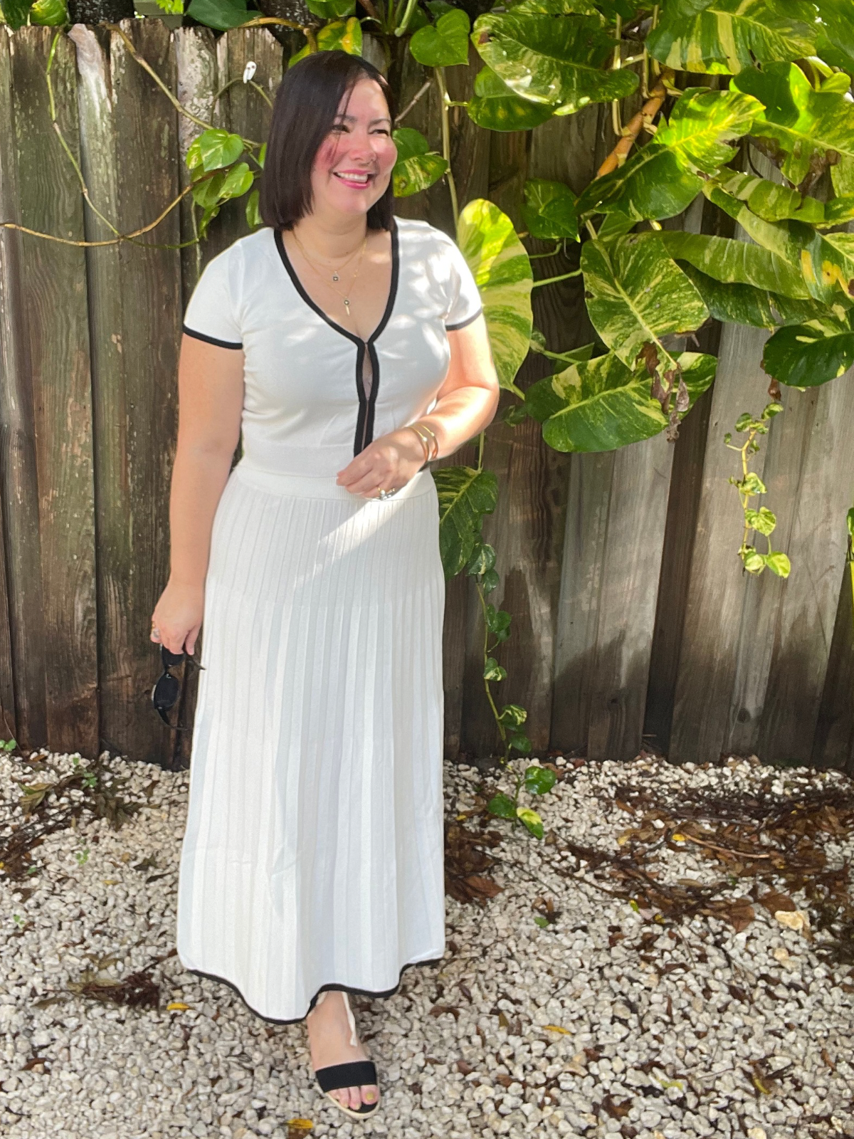 Between Seasons Maxi Skirt with Matching Cropped Top