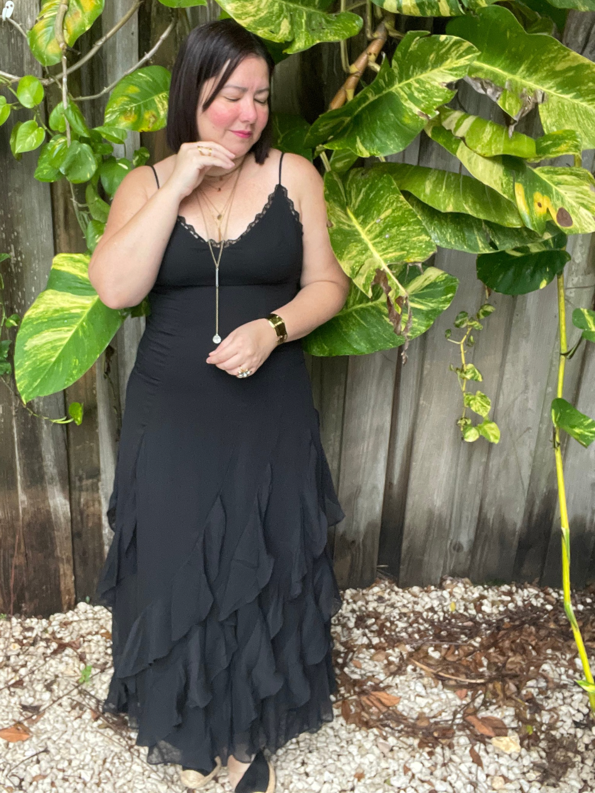 Ruffle Me Up Lace Dress