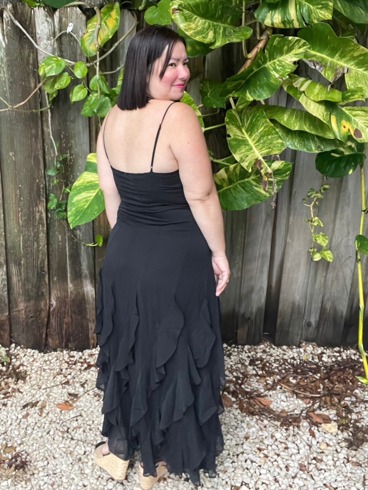 Ruffle Me Up Lace Dress