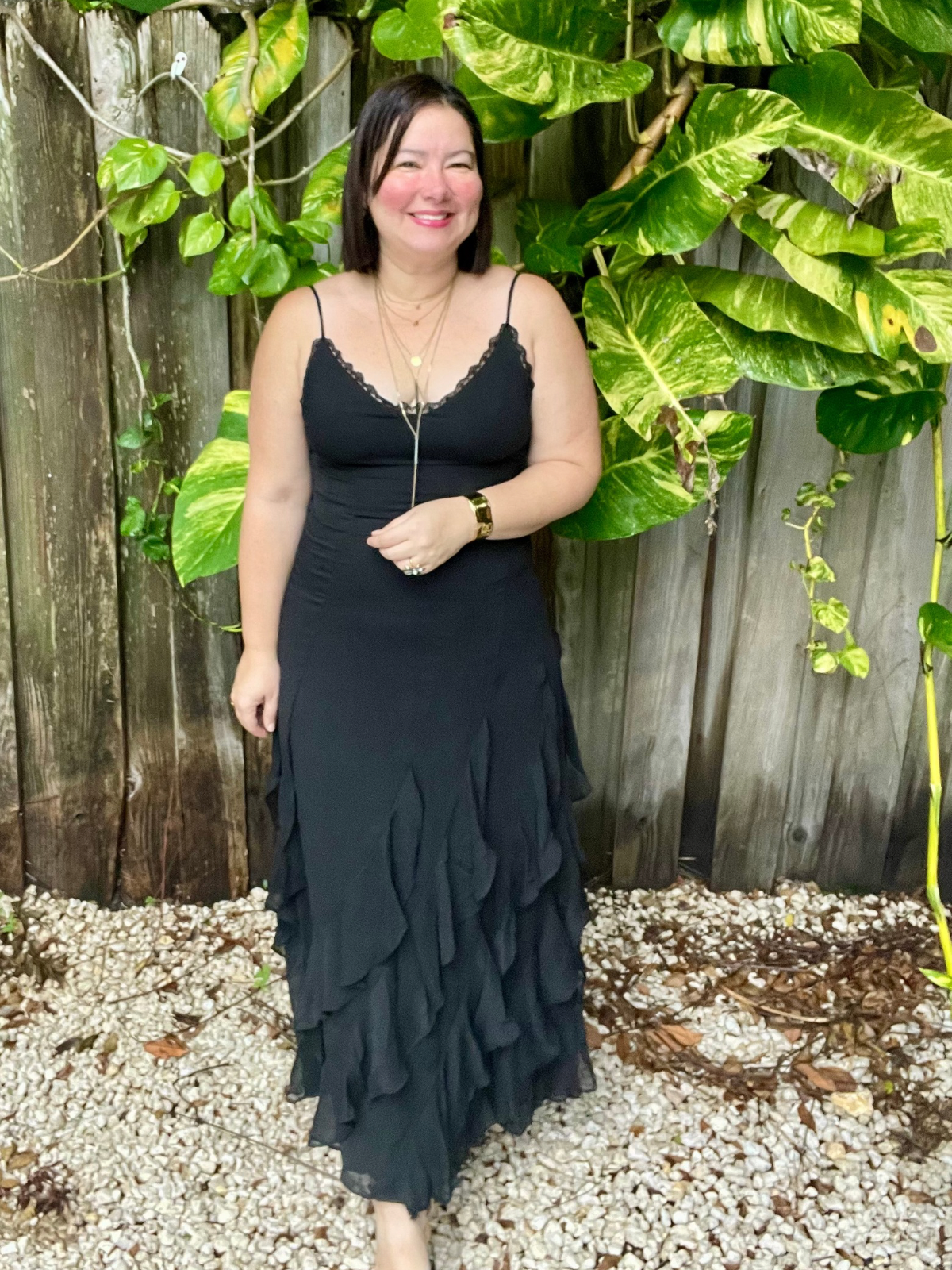 Ruffle Me Up Lace Dress