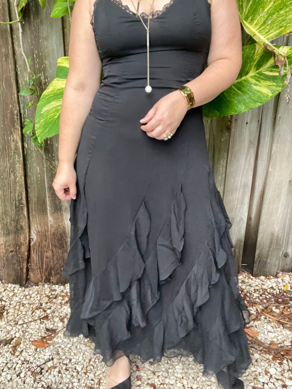 Ruffle Me Up Lace Dress